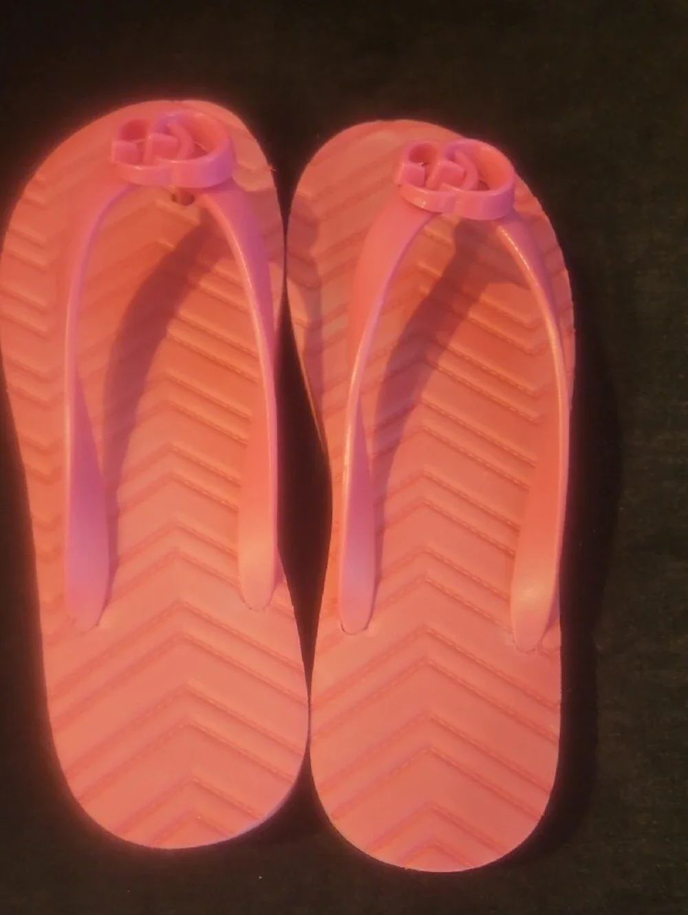 Pink Women's Rubber Flip Flops